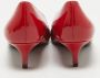 Prada Vintage Pre-owned Leather heels Red Dames - Thumbnail 5
