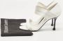 Prada Vintage Pre-owned Leather heels White Dames - Thumbnail 9
