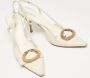 Prada Vintage Pre-owned Leather heels White Dames - Thumbnail 3