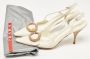 Prada Vintage Pre-owned Leather heels White Dames - Thumbnail 8