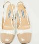 Prada Vintage Pre-owned Leather heels White Dames - Thumbnail 3
