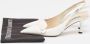 Prada Vintage Pre-owned Leather heels White Dames - Thumbnail 8