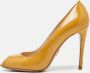 Prada Vintage Pre-owned Leather heels Yellow Dames - Thumbnail 2