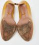 Prada Vintage Pre-owned Leather heels Yellow Dames - Thumbnail 6