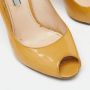 Prada Vintage Pre-owned Leather heels Yellow Dames - Thumbnail 7