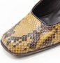 Prada Vintage Pre-owned Leather heels Yellow Dames - Thumbnail 8