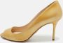 Prada Vintage Pre-owned Leather heels Yellow Dames - Thumbnail 2