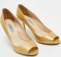 Prada Vintage Pre-owned Leather heels Yellow Dames - Thumbnail 4