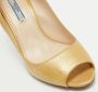 Prada Vintage Pre-owned Leather heels Yellow Dames - Thumbnail 8