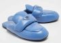 Prada Vintage Pre-owned Leather mules Blue Dames - Thumbnail 4