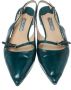 Prada Vintage Pre-owned Leather mules Green Dames - Thumbnail 2