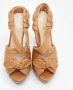 Prada Vintage Pre-owned Leather sandals Beige Dames - Thumbnail 2