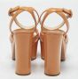 Prada Vintage Pre-owned Leather sandals Beige Dames - Thumbnail 5