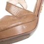 Prada Vintage Pre-owned Leather sandals Beige Dames - Thumbnail 7