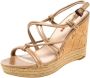 Prada Vintage Pre-owned Leather sandals Beige Dames - Thumbnail 2