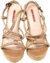 Prada Vintage Pre-owned Leather sandals Beige Dames - Thumbnail 3