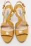 Prada Vintage Pre-owned Leather sandals Beige Dames - Thumbnail 3