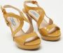 Prada Vintage Pre-owned Leather sandals Beige Dames - Thumbnail 4