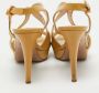 Prada Vintage Pre-owned Leather sandals Beige Dames - Thumbnail 5