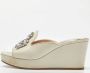 Prada Vintage Pre-owned Leather sandals Beige Dames - Thumbnail 2
