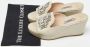 Prada Vintage Pre-owned Leather sandals Beige Dames - Thumbnail 9