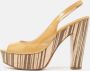 Prada Vintage Pre-owned Leather sandals Beige Dames - Thumbnail 2