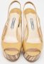 Prada Vintage Pre-owned Leather sandals Beige Dames - Thumbnail 3