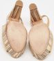 Prada Vintage Pre-owned Leather sandals Beige Dames - Thumbnail 6