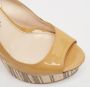 Prada Vintage Pre-owned Leather sandals Beige Dames - Thumbnail 7