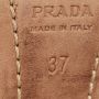 Prada Vintage Pre-owned Leather sandals Beige Dames - Thumbnail 8