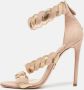 Prada Vintage Pre-owned Leather sandals Beige Dames - Thumbnail 2