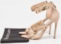 Prada Vintage Pre-owned Leather sandals Beige Dames - Thumbnail 9