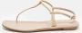 Prada Vintage Pre-owned Leather sandals Beige Dames - Thumbnail 2