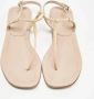 Prada Vintage Pre-owned Leather sandals Beige Dames - Thumbnail 3