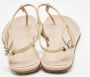Prada Vintage Pre-owned Leather sandals Beige Dames - Thumbnail 5
