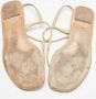 Prada Vintage Pre-owned Leather sandals Beige Dames - Thumbnail 6