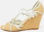 Prada Vintage Pre-owned Leather sandals Beige Dames - Thumbnail 2