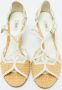 Prada Vintage Pre-owned Leather sandals Beige Dames - Thumbnail 3