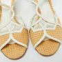 Prada Vintage Pre-owned Leather sandals Beige Dames - Thumbnail 5