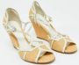 Prada Vintage Pre-owned Leather sandals Beige Dames - Thumbnail 6