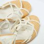 Prada Vintage Pre-owned Leather sandals Beige Dames - Thumbnail 7