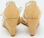 Prada Vintage Pre-owned Leather sandals Beige Dames - Thumbnail 9