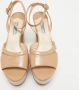 Prada Vintage Pre-owned Leather sandals Beige Dames - Thumbnail 3