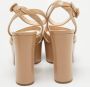 Prada Vintage Pre-owned Leather sandals Beige Dames - Thumbnail 5