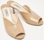 Prada Vintage Pre-owned Leather sandals Beige Dames - Thumbnail 4