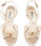Prada Vintage Pre-owned Leather sandals Beige Dames - Thumbnail 3
