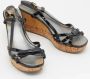 Prada Vintage Pre-owned Leather sandals Black Dames - Thumbnail 4