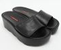 Prada Vintage Pre-owned Leather sandals Black Dames - Thumbnail 4