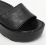 Prada Vintage Pre-owned Leather sandals Black Dames - Thumbnail 7