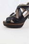 Prada Vintage Pre-owned Leather sandals Black Dames - Thumbnail 5